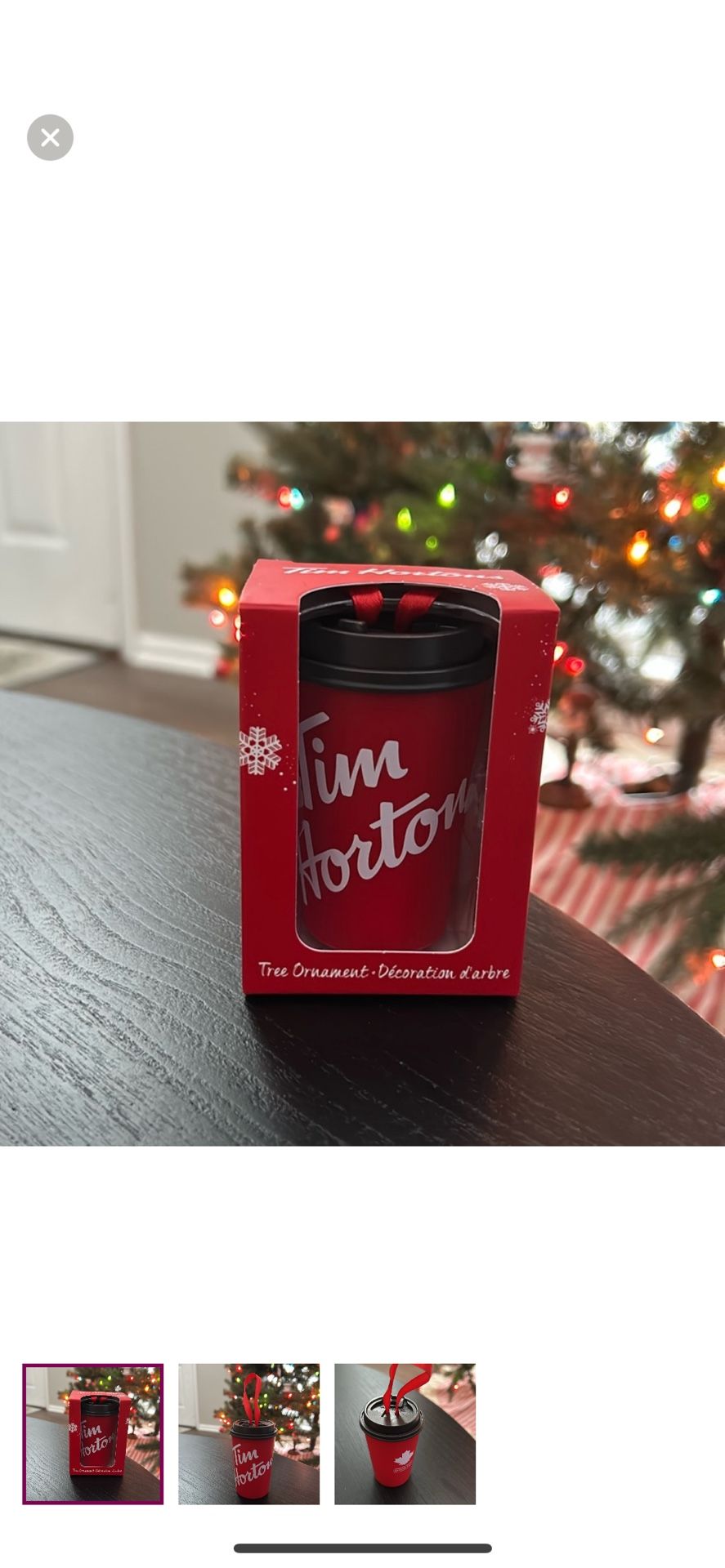 Tim Hortons Cup Ornament