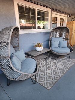 Egg Chairs  Set 