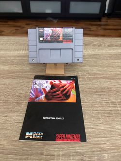 🚫No trades! 💰Cash/ Zelle accepted! 📍Pick up - Eastvale, Ca! 💵Price is firm!  Selling an original game for the SNES. The game was cleaned and teste