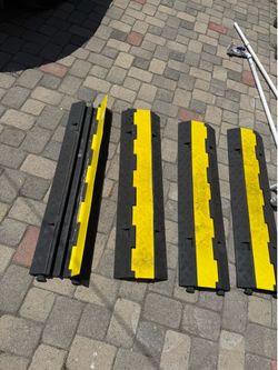 Channel for cable , wire, driveways