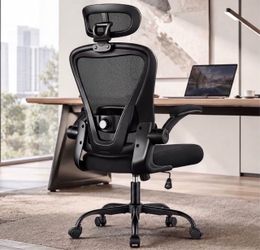 Mesh Home Office Desk Chairs with Headrest Freepub Computer Gaming Chair whit Adjustable High Back Lumbar Support, Executiv