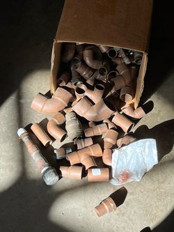 Multiple copper fittings