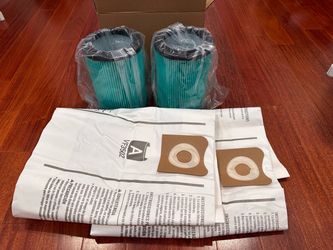 VF6000 ridgid shopvac filter cartridge and vacuum bag combo
