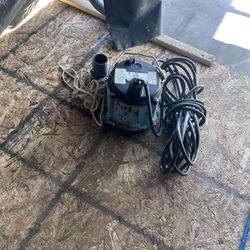 Pump For Draining Pools. 