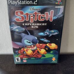 Disneys Stitch Experiment 626 1st Print Black Label For Playstation 2 New Factory Sealed