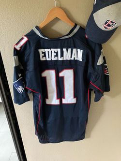 Patriots Edelman #11 Nike Jersey Size 44 & 39THIRTY Fitted Hat