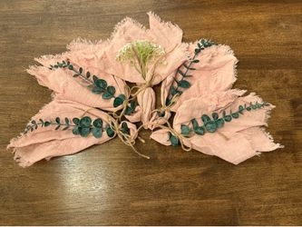 90 count Dusty Rose cheesecloth decor napkins