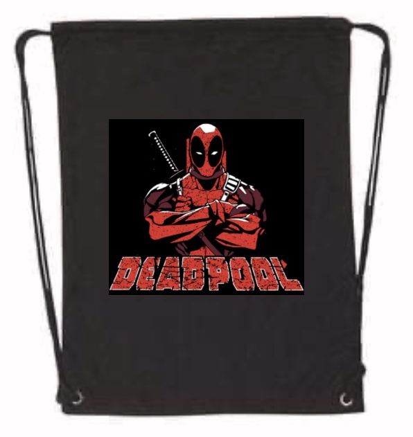 Dead Pool Drawstring Bookbag