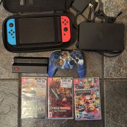 Nintendo Switch Oled And PlayStation Portal 