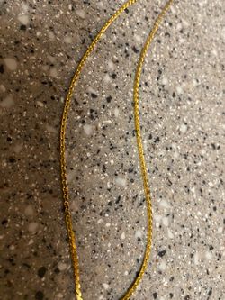 14k Gold Serpentine Necklace
