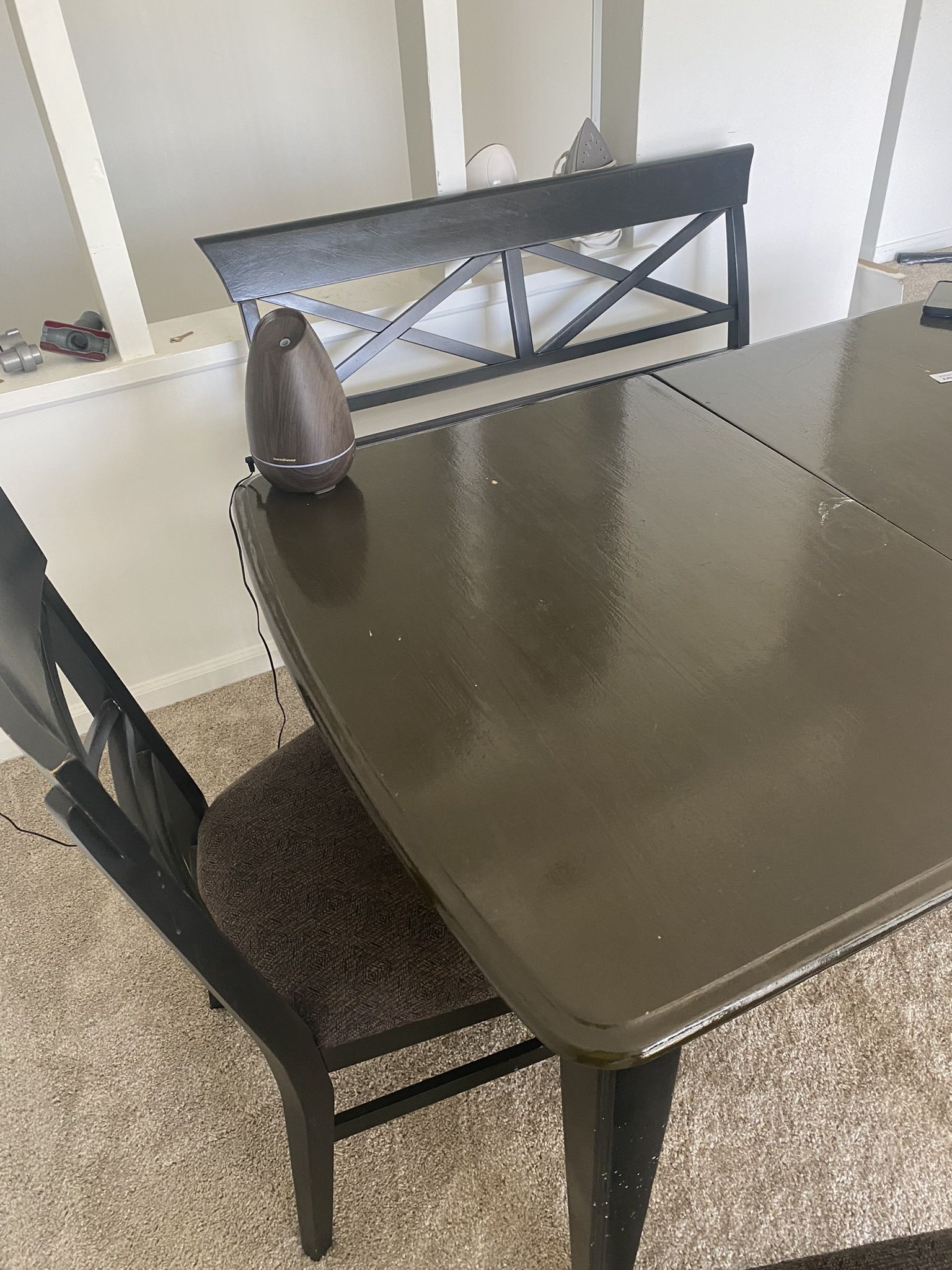 Wooden Table With Leaf