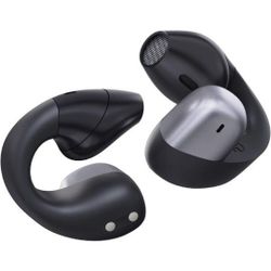 Clip on Wireless Earbuds, Ultralight Open Ear Headphones, HD Mic& 30H Playtime, High Resilience Comfortable Wireless Bluetooth Earbuds with IPX5 Water