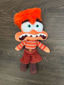 Disney Inside Out 2 Movie ANXIETY 8" Talking Plush Orange Emotion Works
