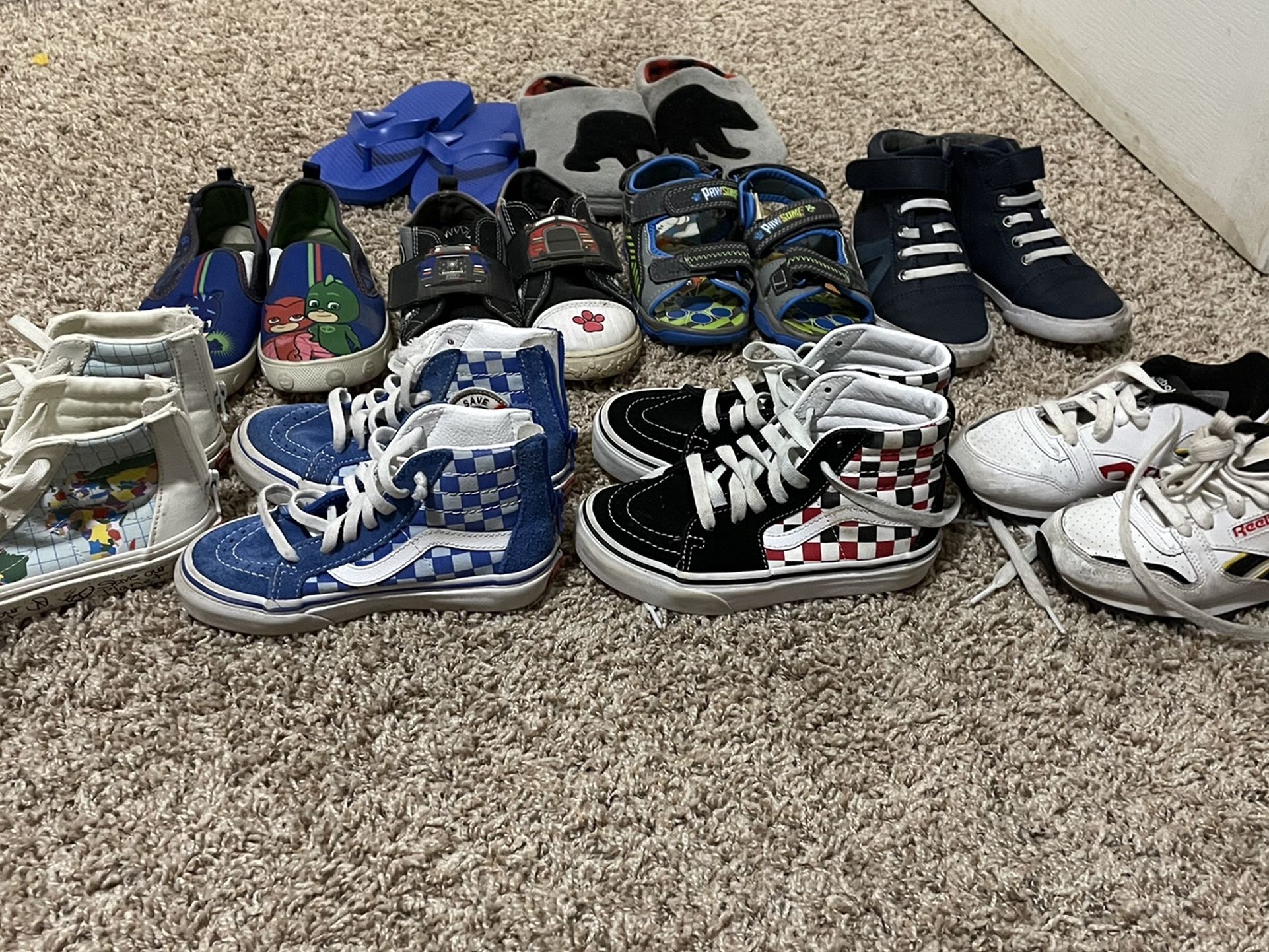 Vans, Reeboks I am paw patrol