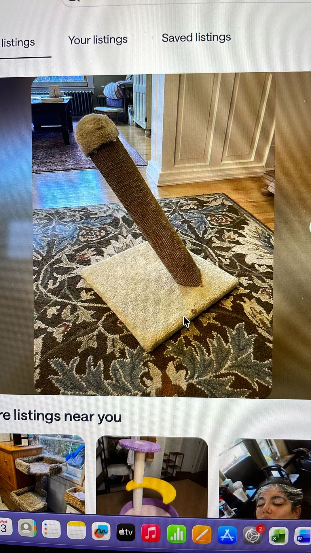 Cat Scratching Post Used, But In Really Good Condition