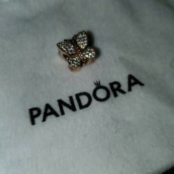 Pandora Charm-Butterfly Rose Gold