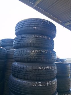 Set 205/75/15 Nectune tires