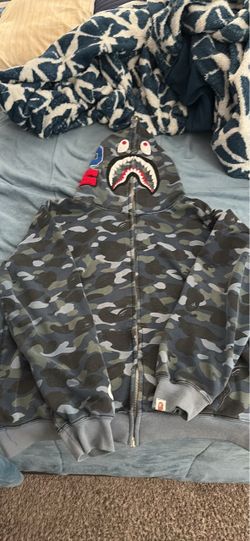 Bape hoodie full zip up