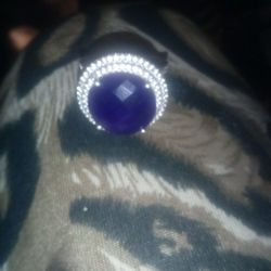 Designer  Amethyst Ring