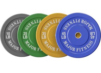 230 LB MAJOR FITNESS Weight Plates Olympic Weight Plates For Strength Training