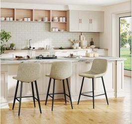 Counter Height Bar Stools Set of 3