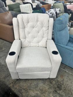 Oversized Swivel Rocker Recliners Glider Chairs Wide Seat Beige Manual Recliner Chairs