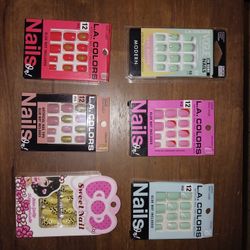 New LA Colors Artificial Nails  $3 Each Set