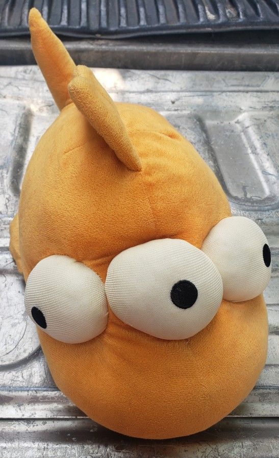 The Simpsons Plush Blinky Large 3 Eyed Fish Universal Studios Stuffed Animal