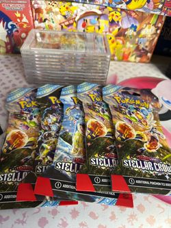 Pokemon stellar crown sleeved pack