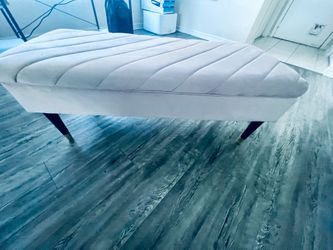 Pink Velvet Storage Bench