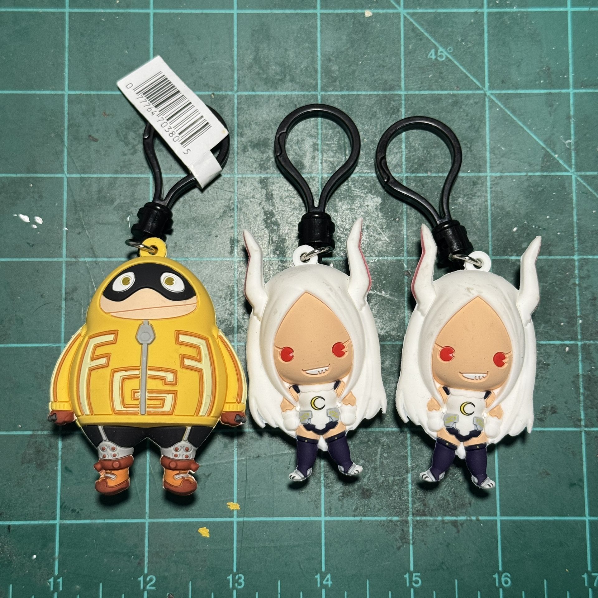 My Hero Academia Bag Clips Fatgum & Mirko FS/FT