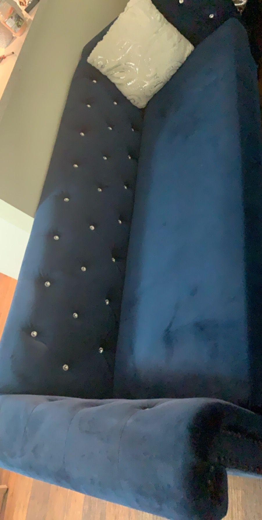 Beautiful blue sofas