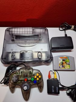 Nintendo 64 clear grey edition