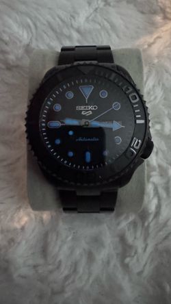 Black Stainless Steel Seiko Automatic (Custom)