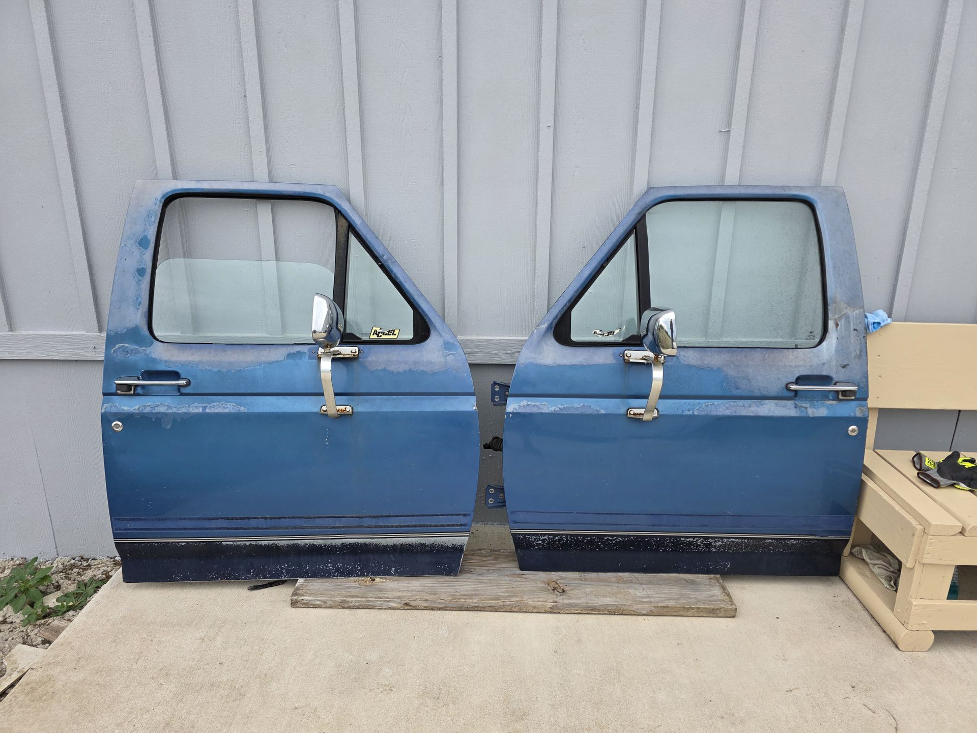 OBS'FORD F-150 DOORS PAIR 1992/1997