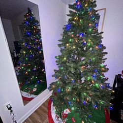 7ft Duncan Pre-Lit Multicolor Christmas Tree (In The Box)