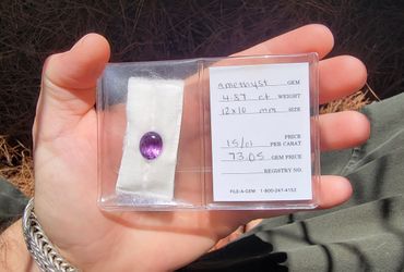 Faceted Amethyst Gemstone - Jewelry, Brazil Minerals