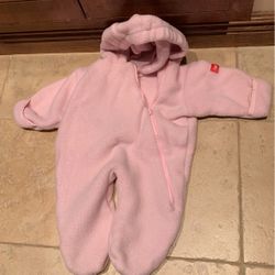 Size 3 Months Pink Winter Hooded Outfit