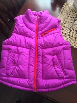 Arizona Jean Co. -Girls Lightweight Puffer Vest / Size-L water proof
