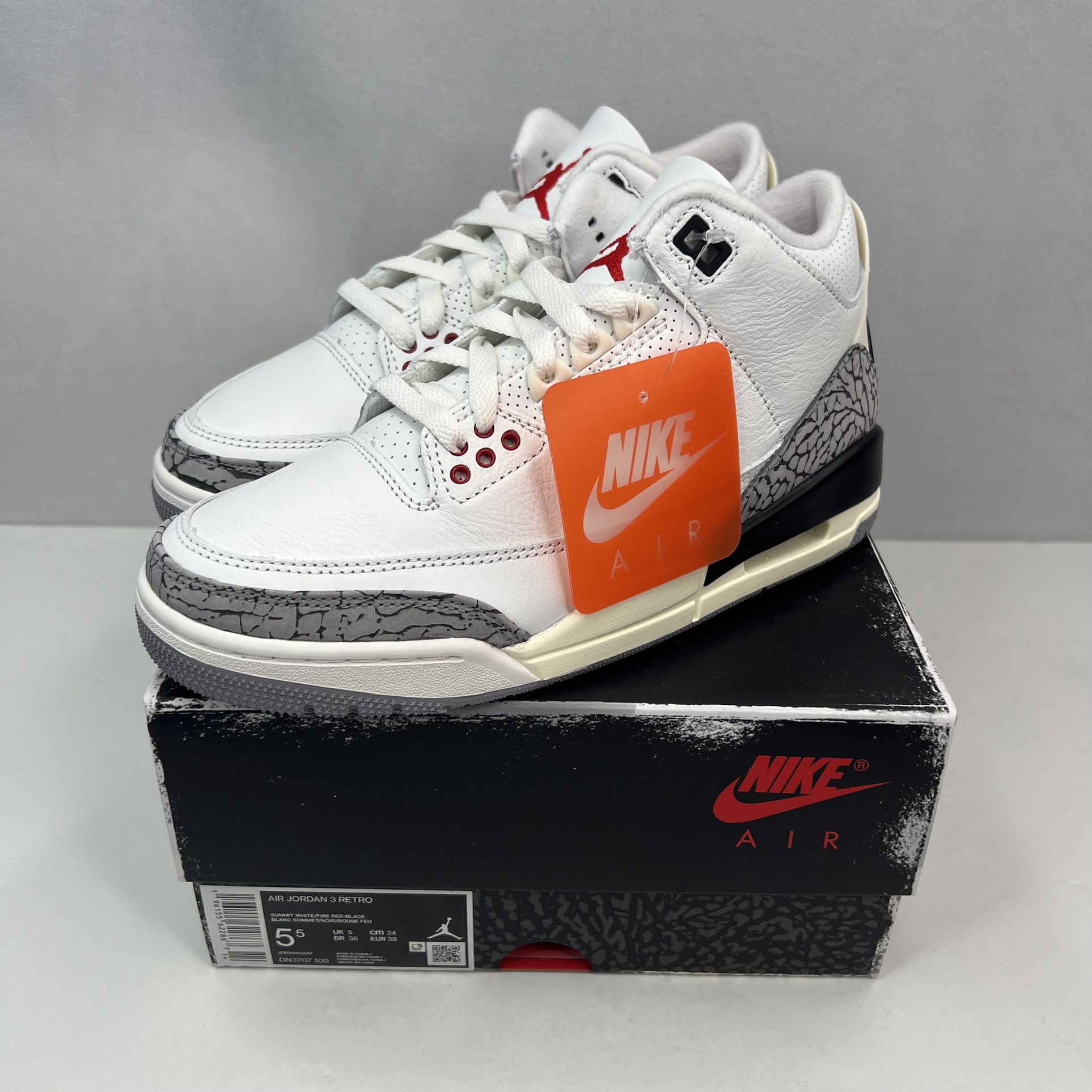Air Jordan Retro White Cement Reimagined Size Men's