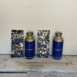 Jarrones De Latón , Cuadros TV De 65 Pulgadas, Juego De Sala Seccional