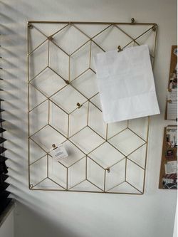 Cute gold momento board