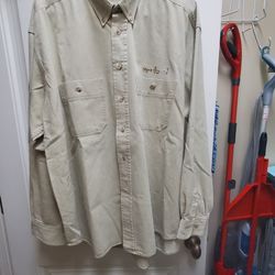 XL Long Sleeved Orvis Fishing Shirt 