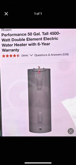 Electric water heater
