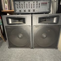 TOA Speakers & TOA Powered Mixer