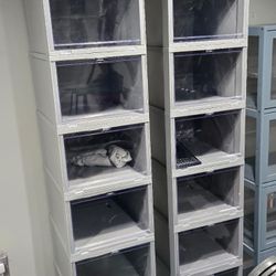 Container Store Drop-Front Shoe Box Size Large