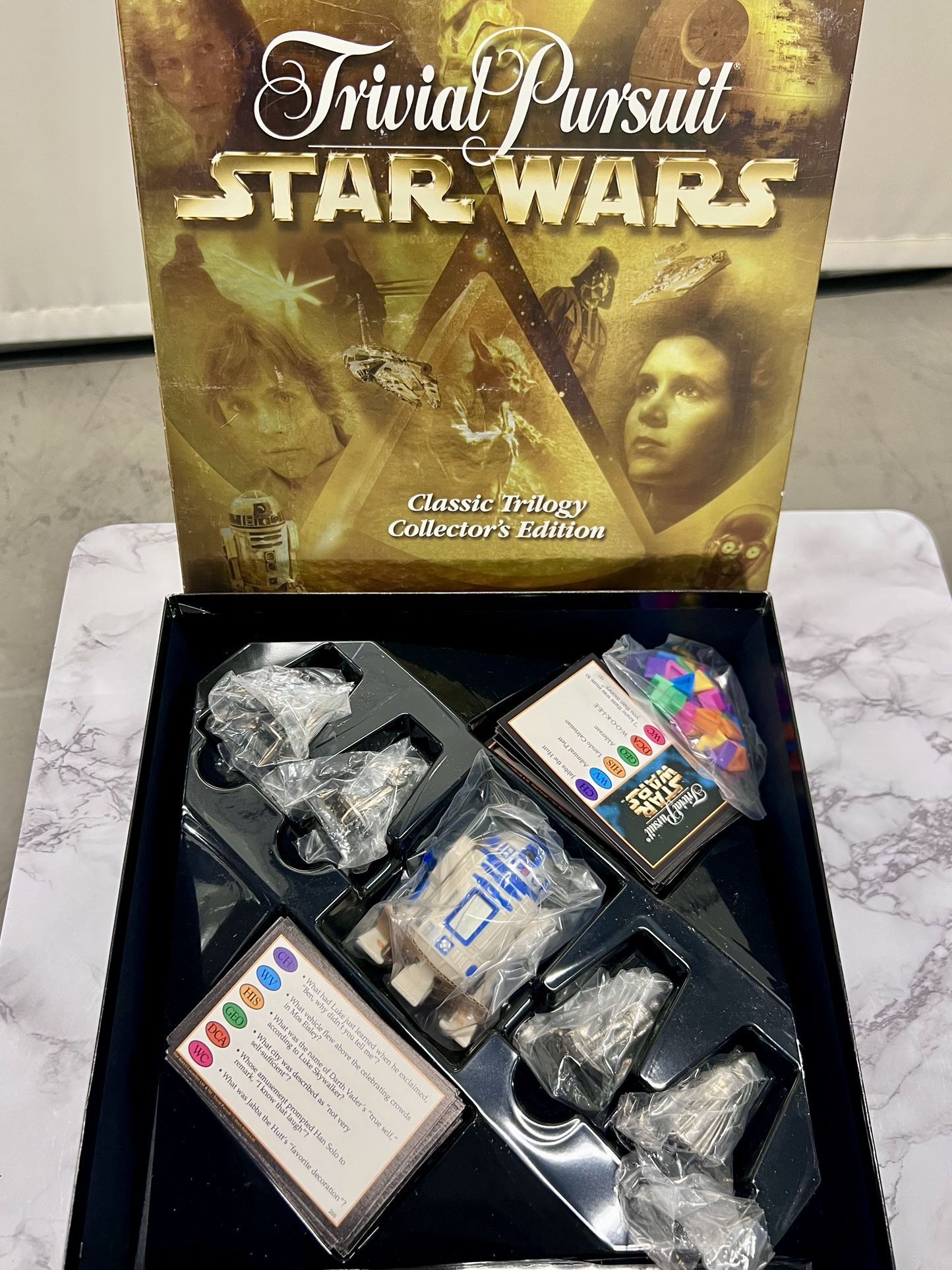 Trivial Pursuit Star Wars Classic Trilogy Collectors Edition Board Game