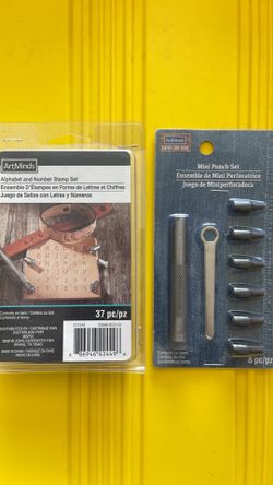 Leather Punch Set Hole and Alphabet