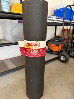 Asphalt saturated roofing felt