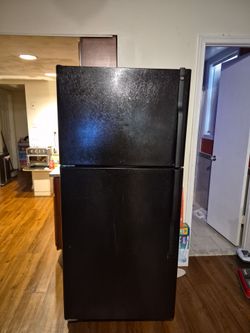 Black refrigerator